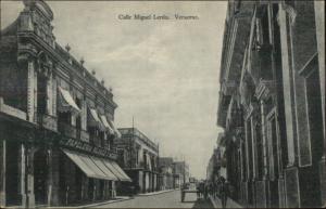 Veracruz Vera Cruz Mexico Calle Miguel Lerdo c1910 Postcard