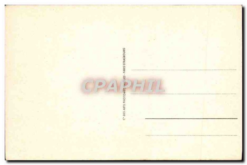 Old Postcard General Cherbourg Harbor view