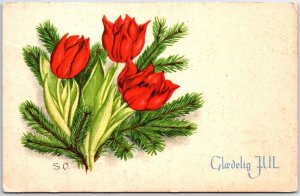 ANTIQUE POSTCARD ORNAMENTAL FLOWER & FLOWER SCENES (1910s - 1920s) Stock #K557