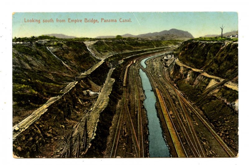 Panama - Canal Zone. View South from Empire Bridge