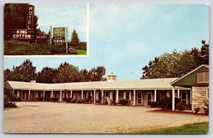 King Cotton Motel Summerton South Carolina Guest Dining Rooms & Grounds Postcard