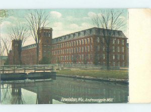 Pre-Chrome FACTORY SCENE Lewiston Maine ME AG3552