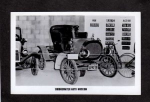 NY Antique Old Cars Auto Museum Bridgewater New York Real Photo Postcard RPPC