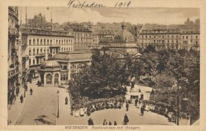 Germany Wiesbaden Kochbrunnen mit Anlagen 02.62