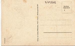 B79869  kronach hindenburgplatz   germany front/back image