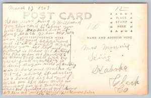 RPPC 1909  High Tide   Long Beach  California   Postcard