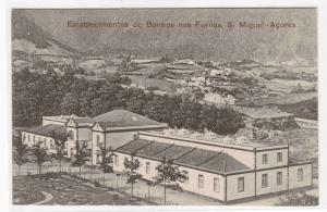 Establecimentos de Banhos Furnas San Miguel Acores Azores Portugal postcard