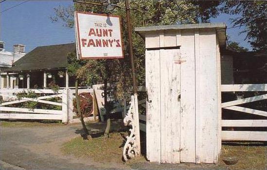Georgia Smyrna Aunt Fanny's Cabin Restaurant &  Outhouse