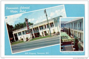 Vancouver Colonial Motor Hotel, VANCOUVER , B.C., Canada , 50-60s