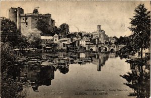 CPA Clisson Vue générale pont Chateau (984631)