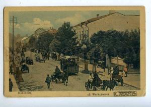 191905 POLAND BIALYSTOK Warszawska street Vintage postcard