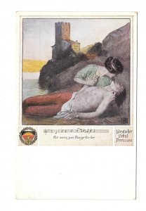 Es waren zwei Konigskinder Deutscher Schulverien J Eberle Wein Nr 462 Postcard