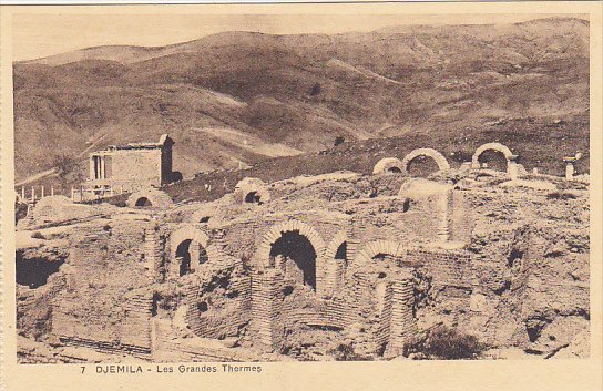 Algeria Djemila Les Grandes Thermes