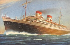 Rex Italian Line Ship 
