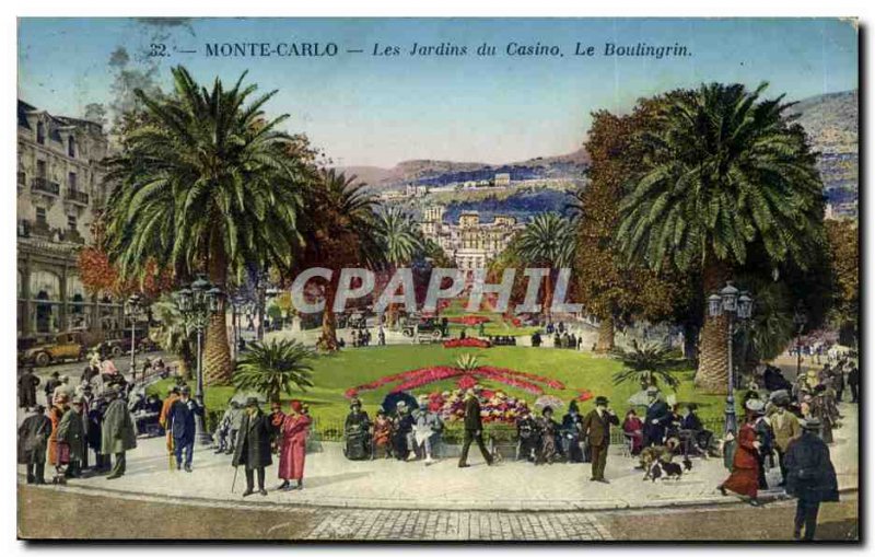 Monaco - Monte Carlo - Casino and Gardens - Gardens - Palm - Palm Tree - Old ...