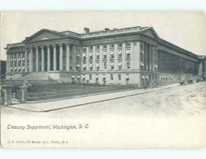 Unused Pre-1907 TREASURY DEPARTMENT BUILDING Washington DC Q1259