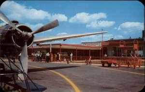 Wilmington Delaware DE New Castle County Airport Airplane Vintage Postcard