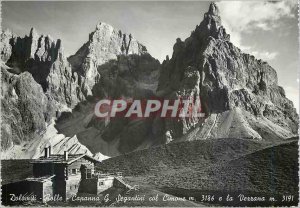 Postcard Modern Dolomiti Rolle Capanna G Segantini Col Cimone m 3186 m 3191 e...