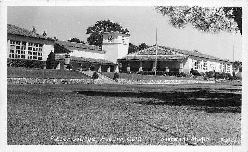California Auburn Placer College Eastman Studios B-3122 RPPC Postcard 22-348