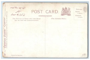 c1910 Pompey's Pillar Alexandria Egyptian Gazette Oilette Tuck Art Postcard