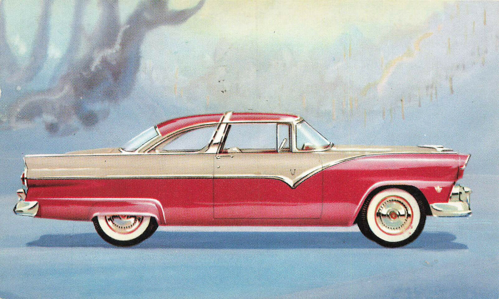 Revere MA Crescent Motor Sales 1955 Ford Fairlane Crown Victoria