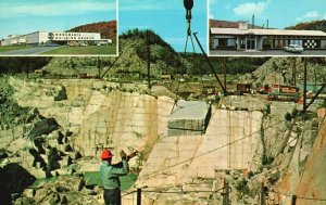 Vintage Postcard World's Largest Rock of Ages Granite Quarry Barre Vermont VT