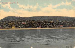Canada Lake New York Scenic Waterfront Antique Postcard K86112
