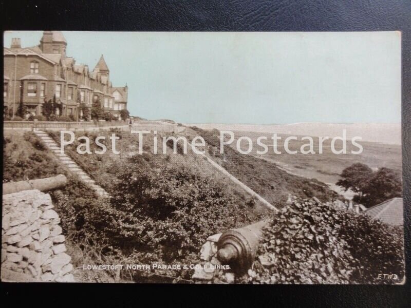 c1905 - Lowestoft - North Parade & Golf Links - showing Cannons 160515