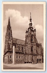 PRAGUE St. Vitus' Cathedral Czech Republic Postcard