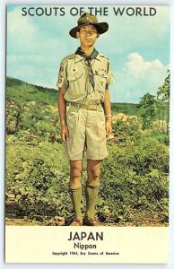 Postcard Boy Scouts of the World Japan Nippon 1964 BSA B35