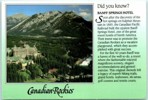 M-13288 Banff Springs Hotel Canadian Rockies Banff Canada