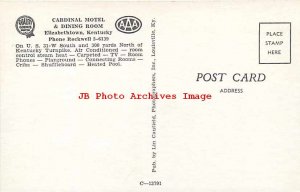 215229-Elizabethtown, Kentucky, Cardinal Motel, Swimming Pool, Multi-View