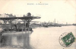 BF7227 le bassin du canal roanne france      France