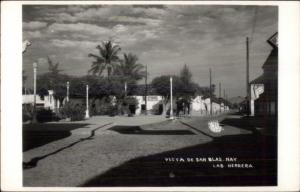 Vista De San Blas Nay Lab. Herrera Real Photo Postcard #1