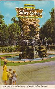 Fountain At Entrance To Silver Springs Florida 1972