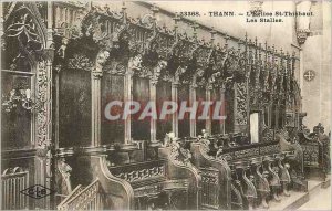Old Postcard Thann Church St Thiebaut The Stalls