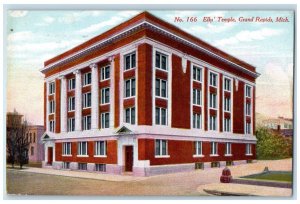 1911 Elks Temple Grand Rapids Michigan MI Antique Posted Will Canaan Postcard 