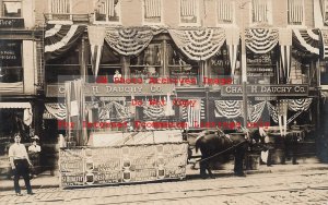 NY, Troy, New York, RPPC, Charles H Dauchy Department Store, Paint Advertising