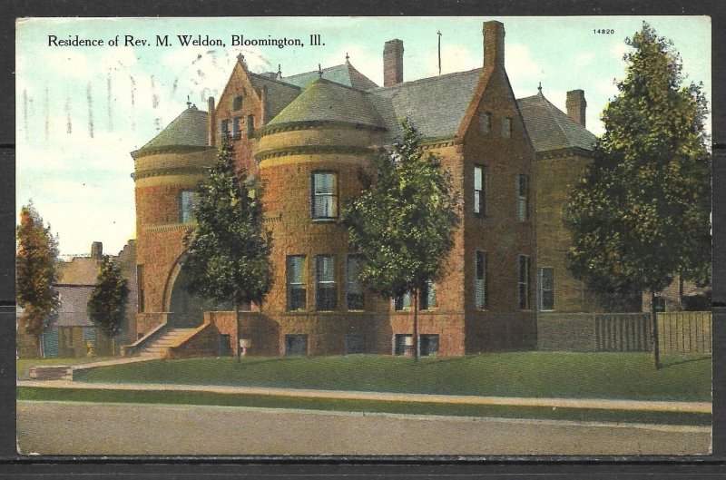 Illinois, Bloomington - Rev. M. Weldon Residence - [IL-070]