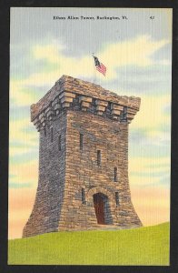 Ethan Allen Tower Burlington VT Unused c1930s