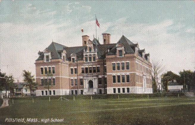 High School Pittsfield Massachusetts 1910