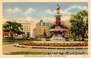 CT - Hartford. Bushnell Park. Corning Fountain
