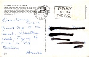 California, San Francisco - Ocean Beach - Cliff House - [CA-543]