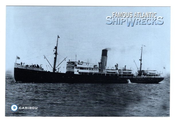 Caribou, Newfoundland Railway Ferry  Famous Atlantic Ship Wrecks