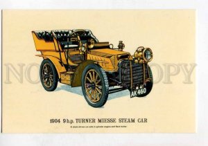 416191 1904 year Turner Miesse Steam CAR Old postcard