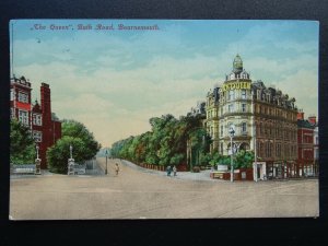 Dorset BOURNEMOUTH The Queen Hotel, Bath Road c1912 RP Postcard