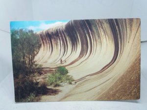 Wave Rock Hyden Western Australia Vintage Postcard