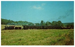 VALLEY RR STEAM PASSANGER TRAIN,ESSEX,CONN.VTG RAILROAD POSTCARD*B2 