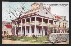 Bee Hive House Home President Latter Day Saints Salt Lake City UT Unused c1910s