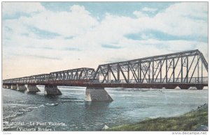 MONTREAL, Quebec, Canada, 1900-1910's; Victoria Bridge